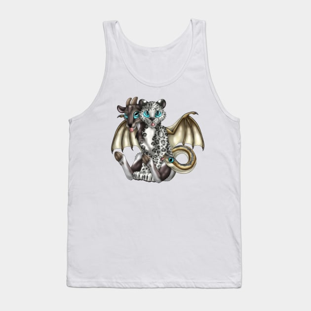 Chimera Cubs: Snow Leopard Tank Top by spyroid101